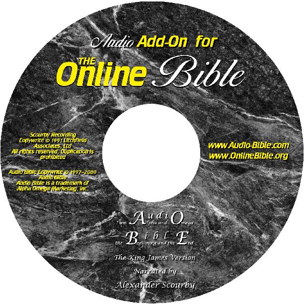 Online Bible Audio add-on CD-ROM